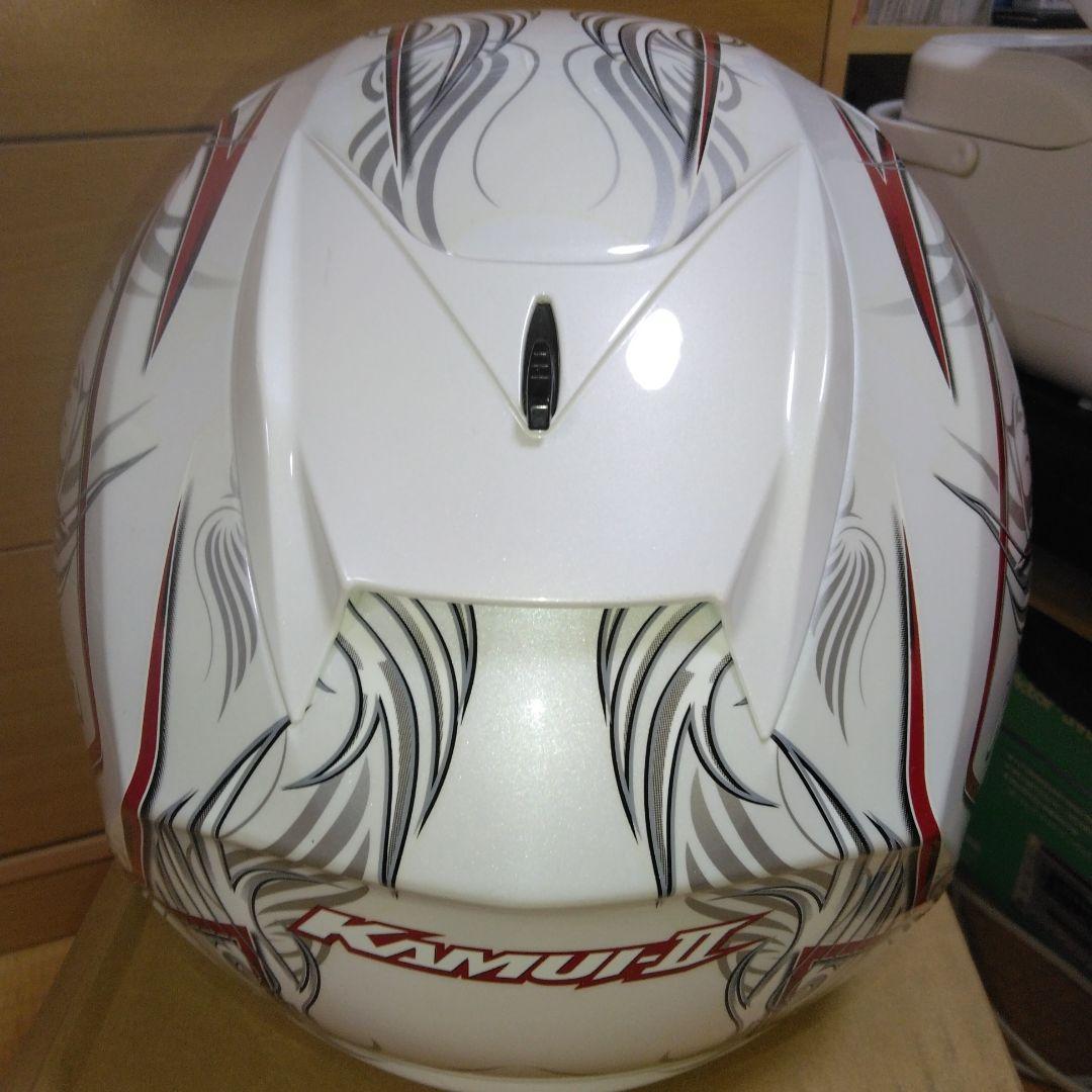 Kabuto フルフェイスヘルメット ホワイト/レッド