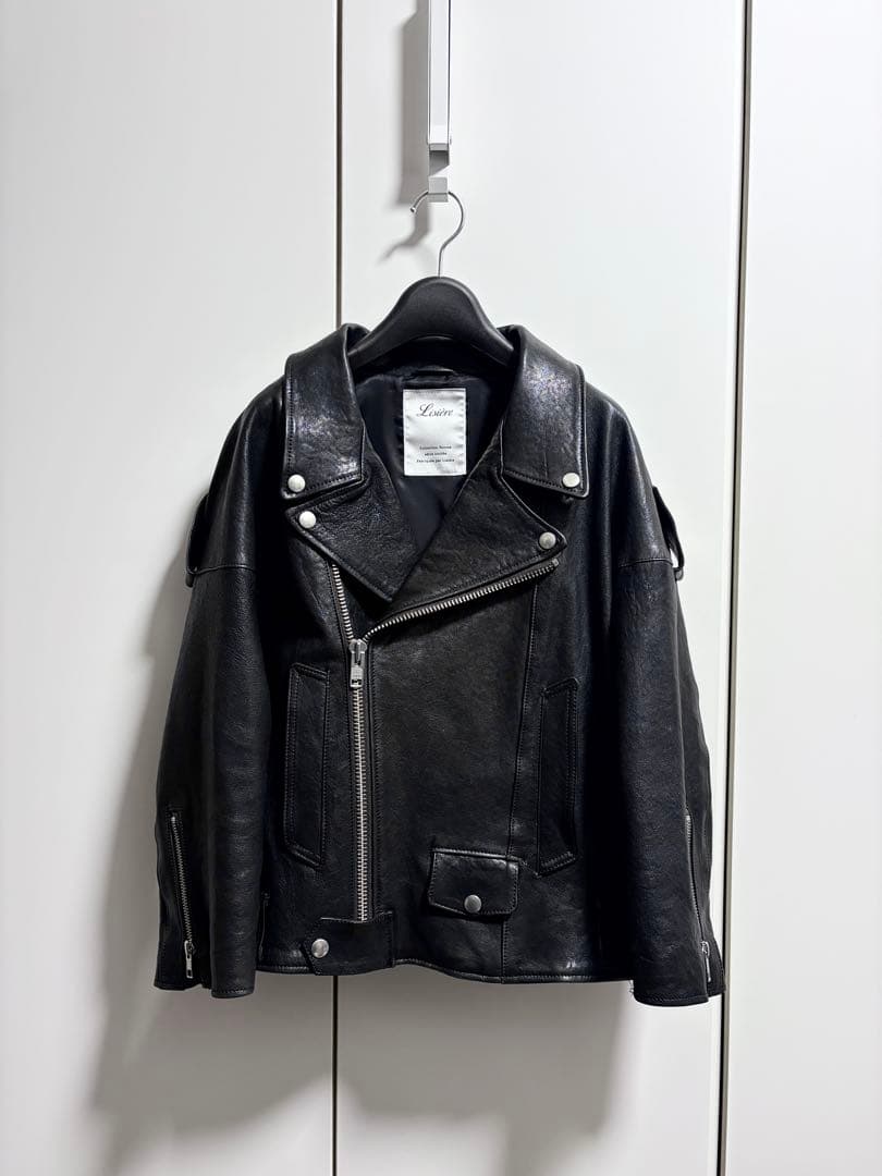 アパルトモンLisiereリジエール　ライダースジャケット 34 ブラック