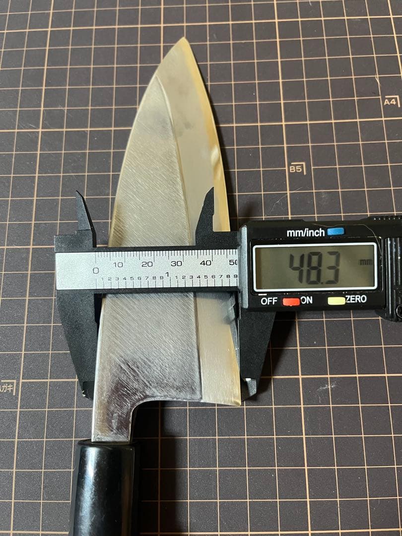 安来鋼 青鋼 出刃包丁 刃渡り15cm 未使用 青紙鋼 包丁