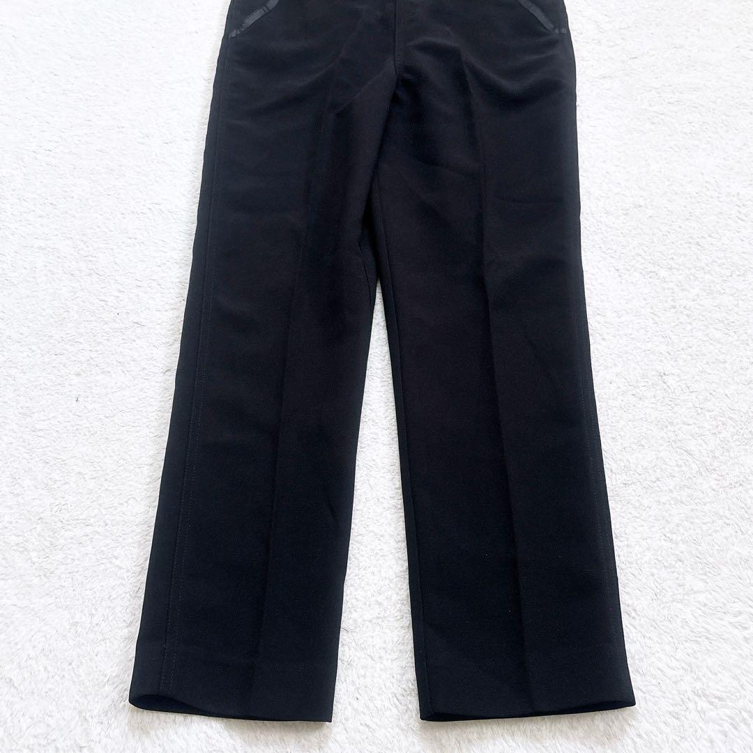 《新品》JENNE 美シルエットサロペット オーバーオール くるみボタン 黒 S