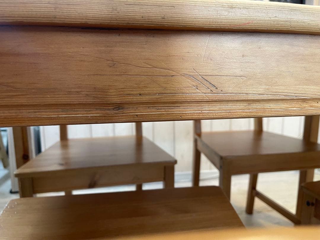 引取り限定　IKEA ヨックモック　テーブル&チェア　セット