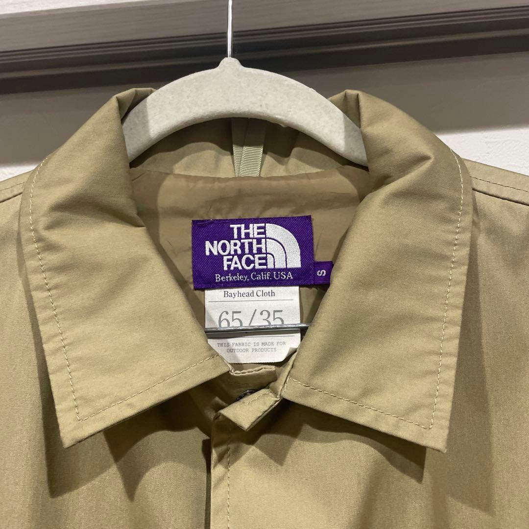 ノースフェイス パープルレーベル BEAMS別注 コーチジャケット ベージュ