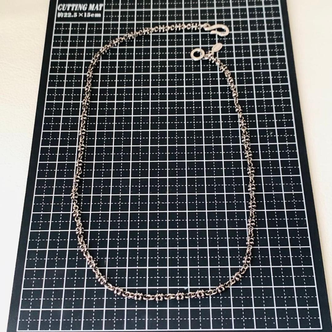 美品 ジャスティンデイビス 925 フレア ネックレス チェーン 男女兼用