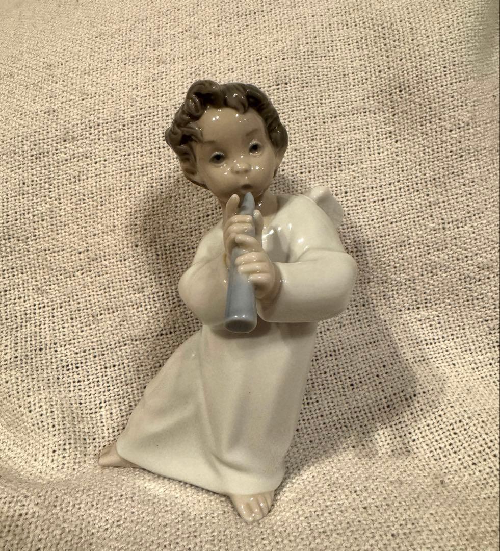 LLADRO 笛を吹く天使　美品