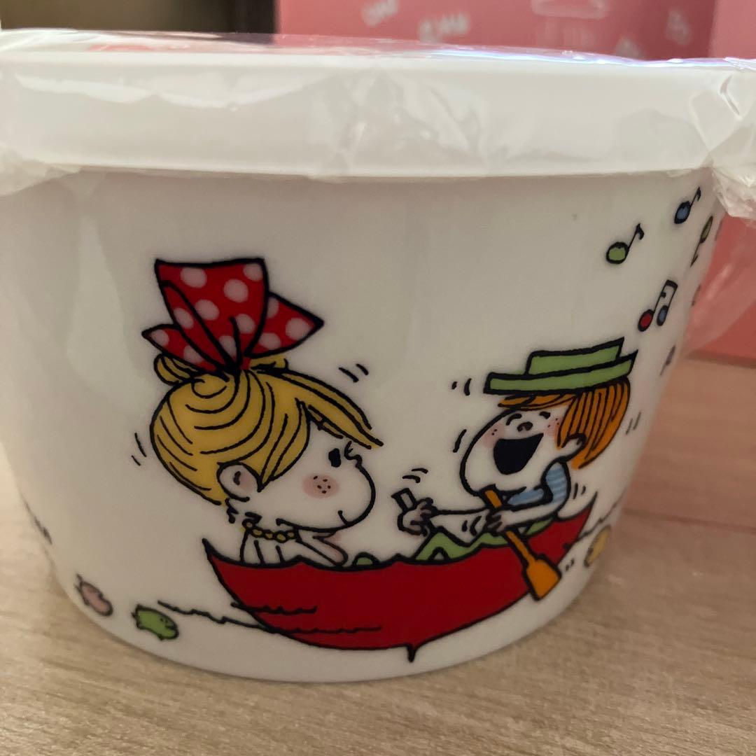 水森亜土　食器　高密封パック　レンジパック　平成レトロ　激レア