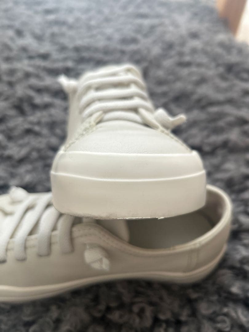 【とらこ！】MUJI Lab カンペールコラボ　レザーローカットスニーカー