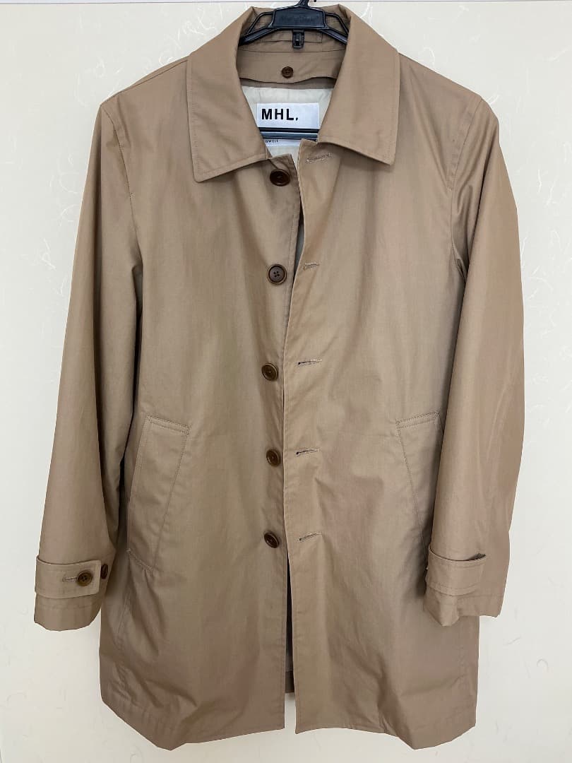 【MHL.】ステンカラーコート ダウンライナー付き