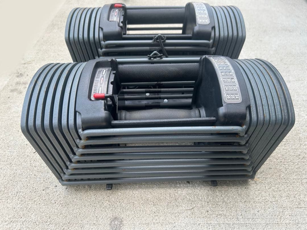 可変式ダンベル 26kg TOPFILM 2つ　パワーブロック　ダンベル