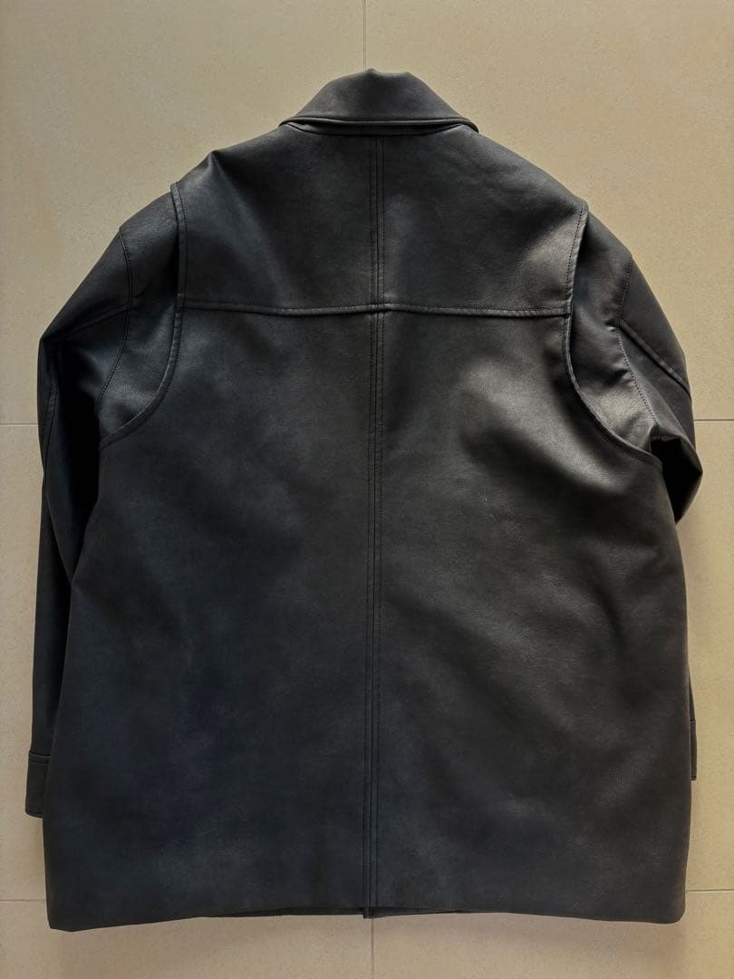 emmi今期フェイクレザージャケット