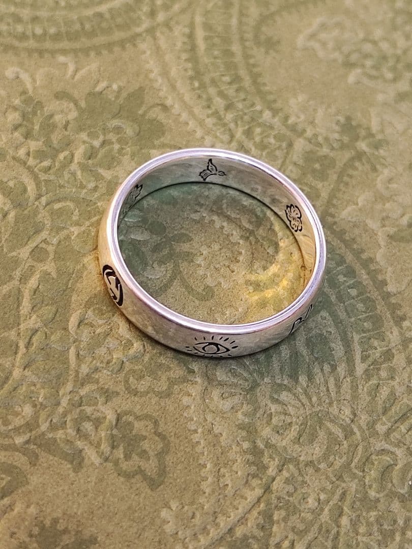 専用 新品 グッチ GUCCI BLIND FOR LOVE 指輪 22号