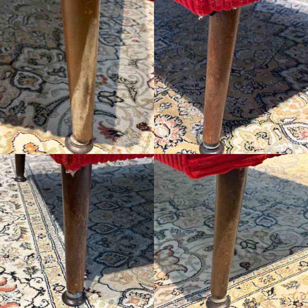 コーデュロイ 2人掛けソファ 2Pソファ オットマン アンティーク nY