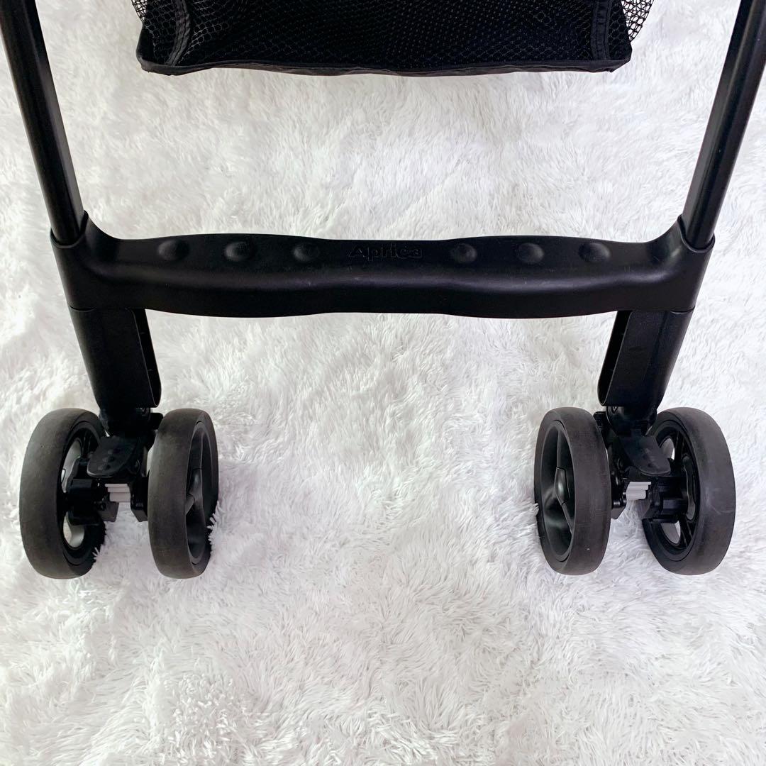 【美品】アップリカ A型 ベビーカー カルーンエアーAC 超軽量 折りたたみ