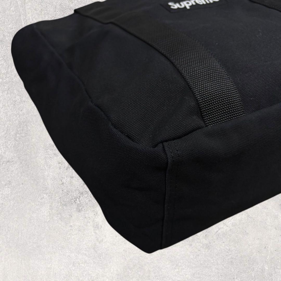 plumSupreme キャンバス トートバッグ ブラック 2020AW