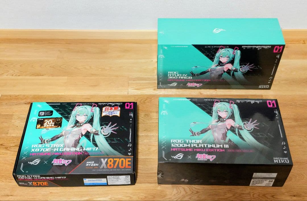 ASUS 初音ミク エディション ROGパーツセット