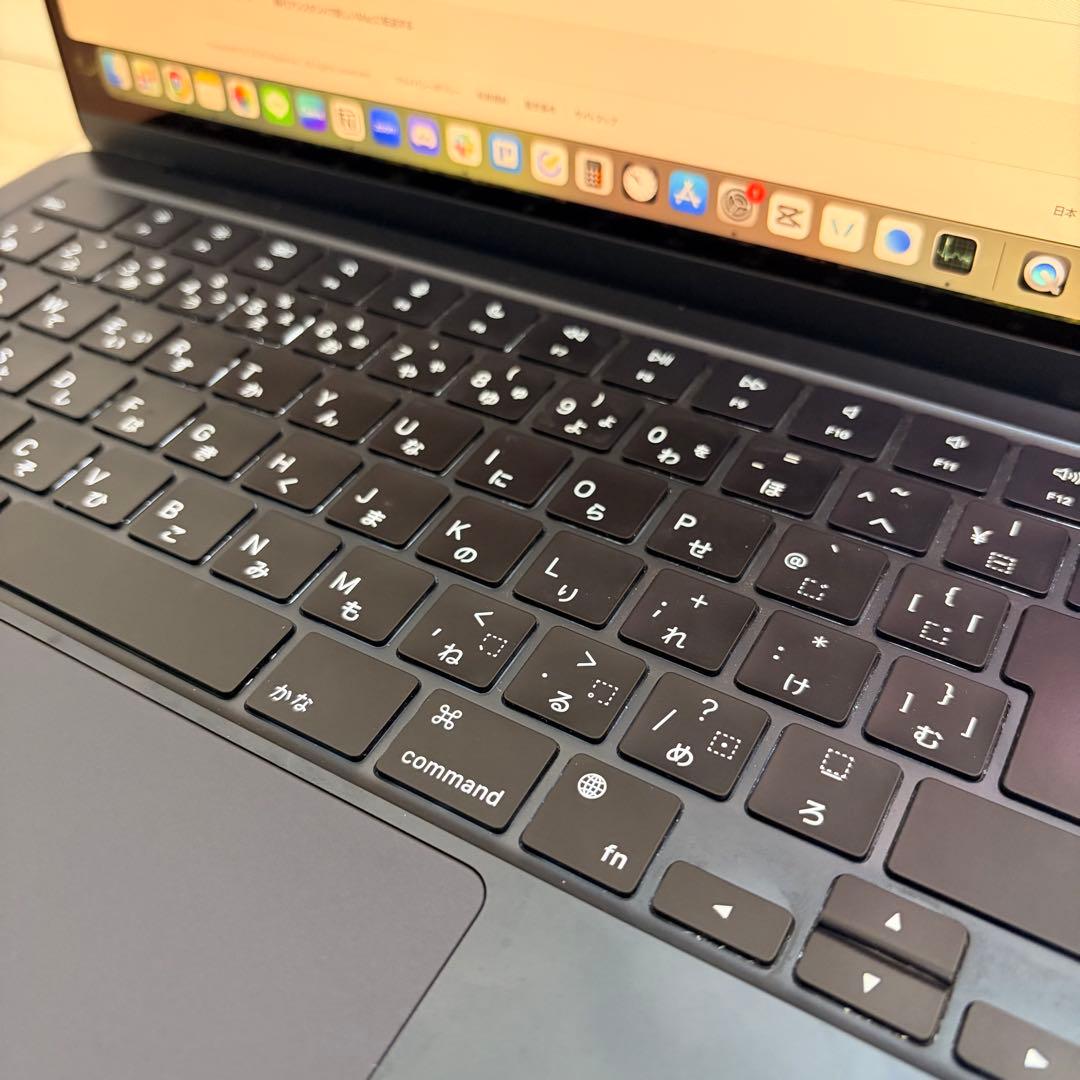 【美品】MacBookAirM2 2022メモリ8GB256GB