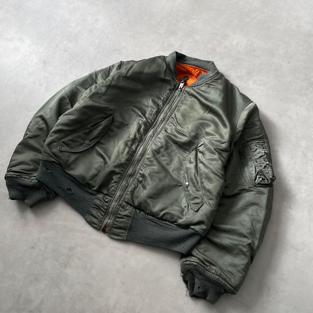 70s USAF 米軍実物　Ma-1 フライトジャケット