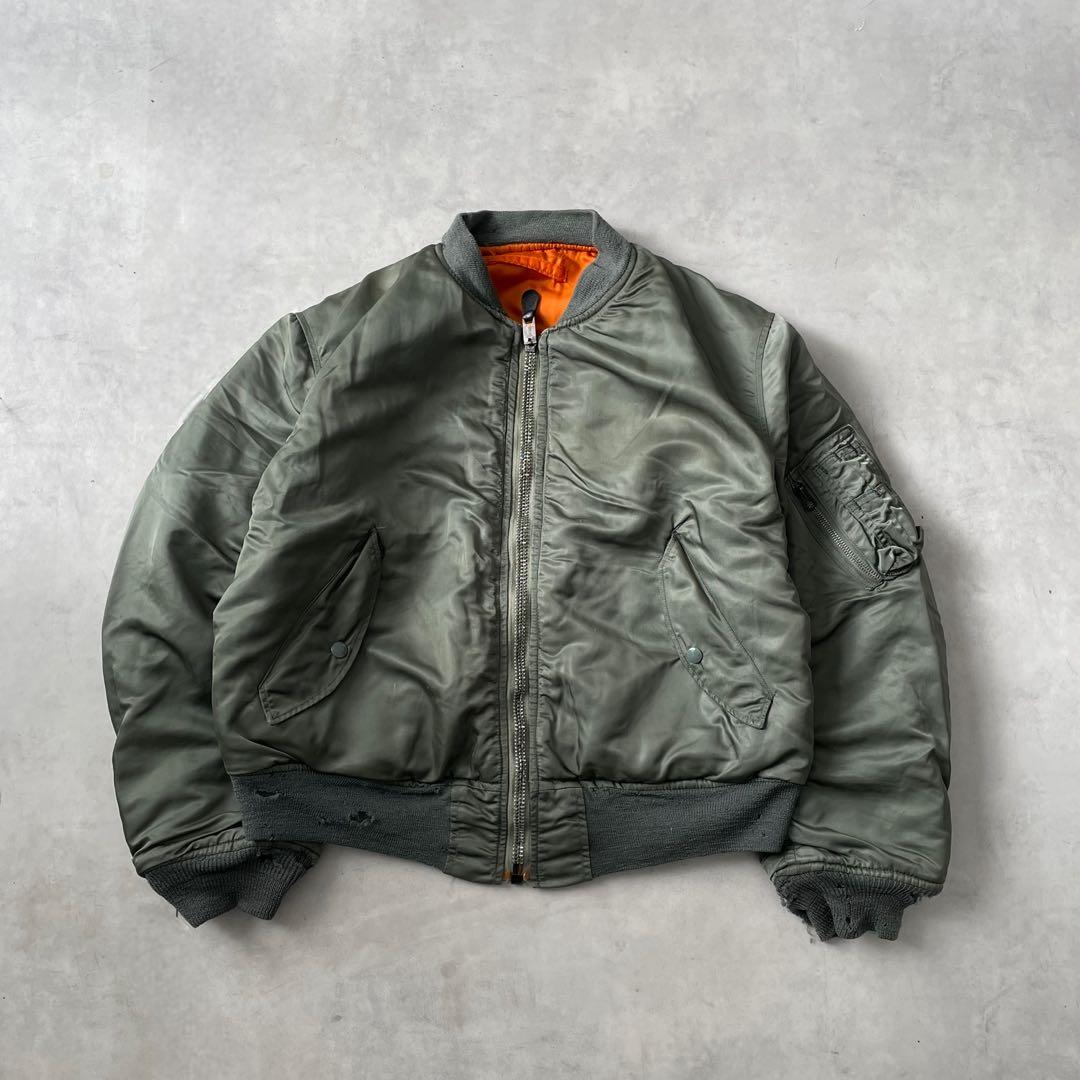 70s USAF 米軍実物　Ma-1 フライトジャケット