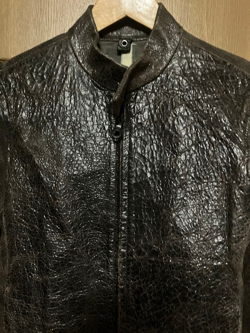 wjk デストロイ ホースレザー　ライダース　カルペディエム