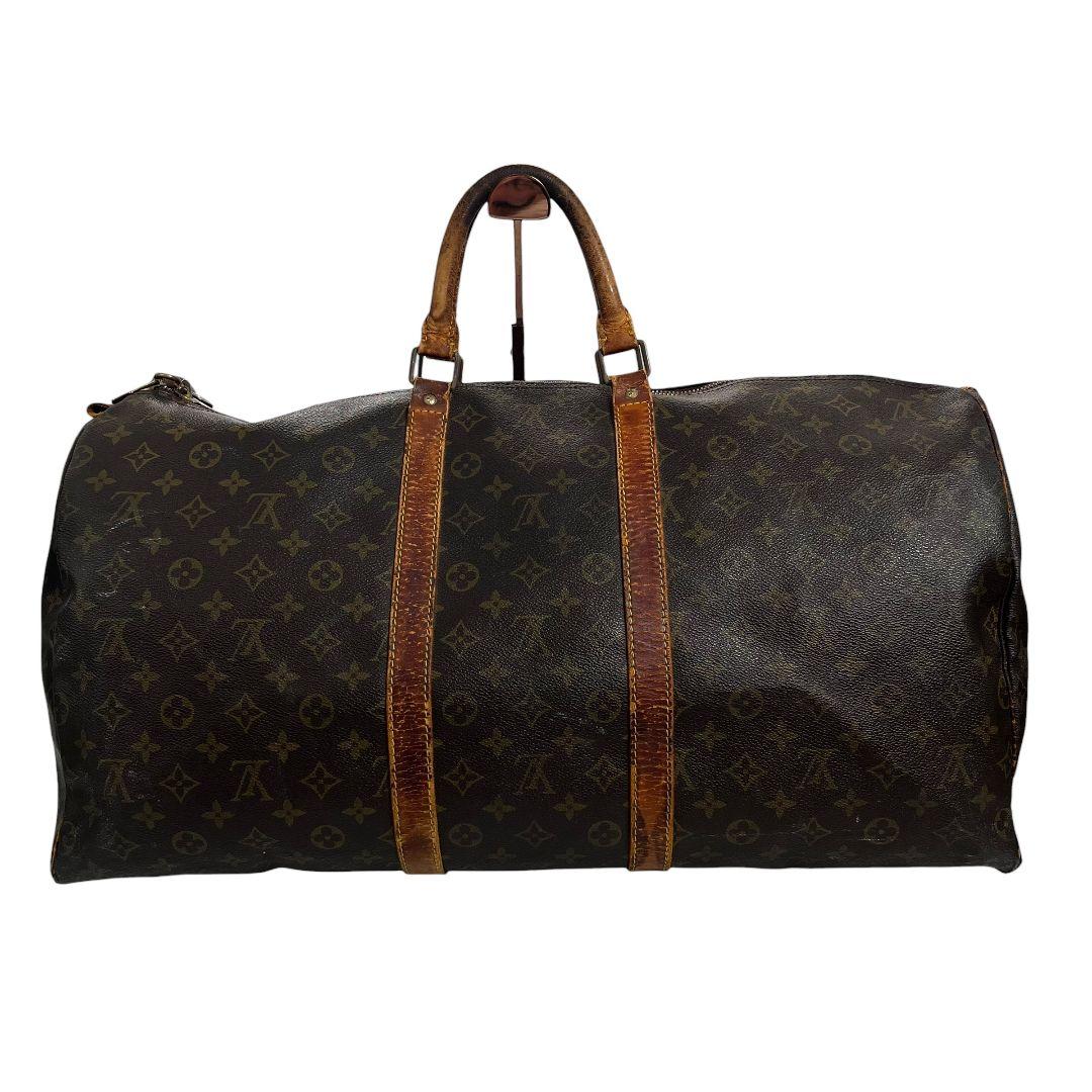 【鑑定済】ルイヴィトン　モノグラム　キーポル55　ボストンバッグ　旅行用バッグ