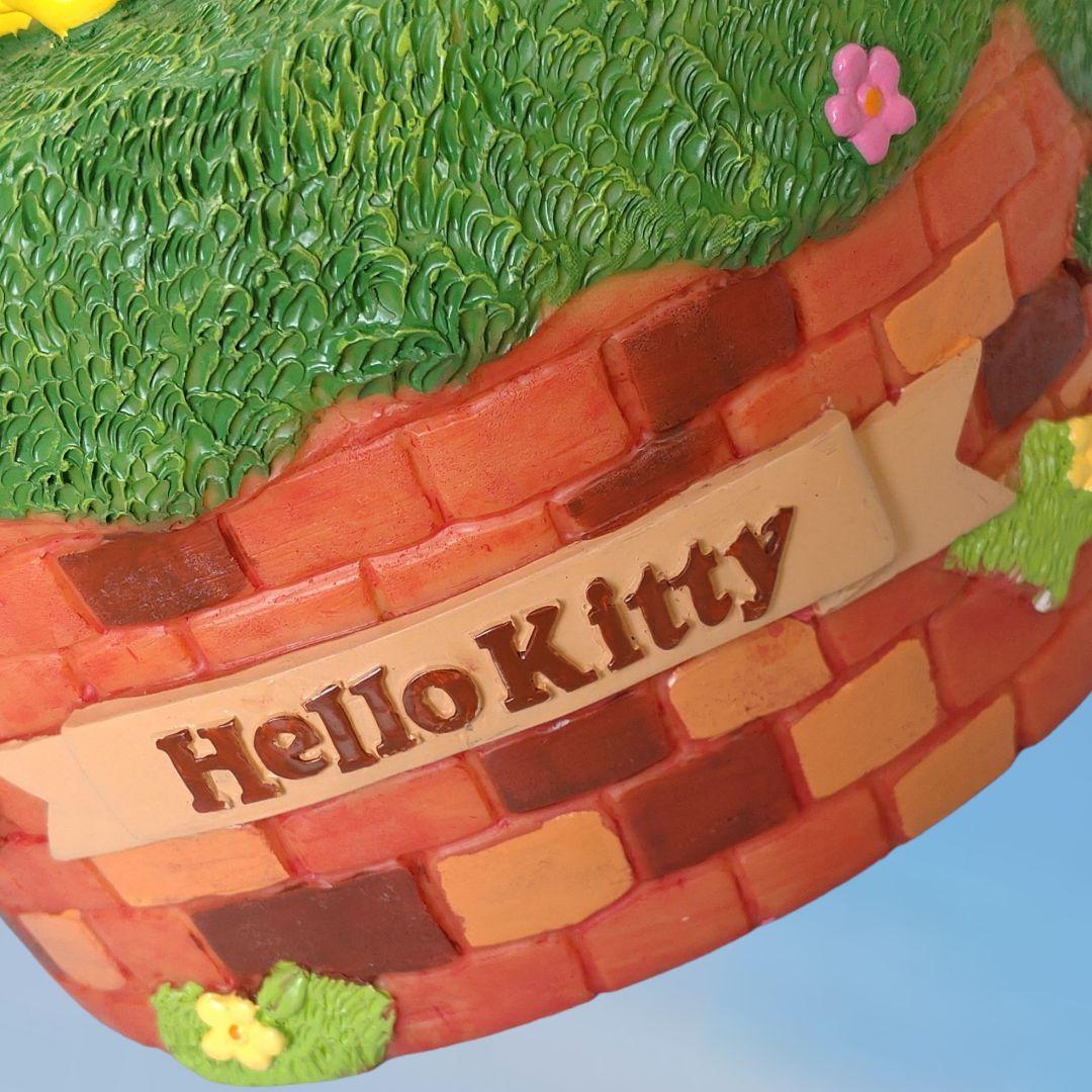 ♡激レア♡　ハローキティ・キャシー　陶器フラワーポット　プランター　ジオラマ