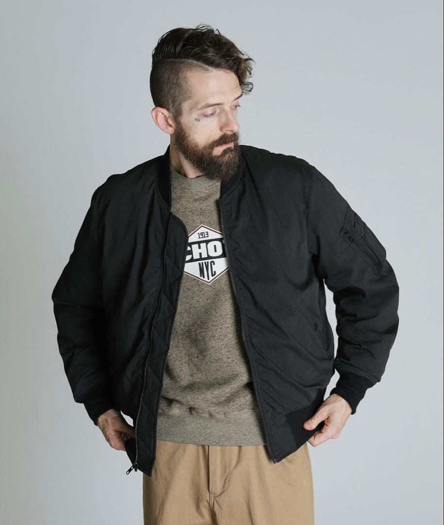 Schott/ショット/×NANGA/×ナンガ/HINOC MA-1