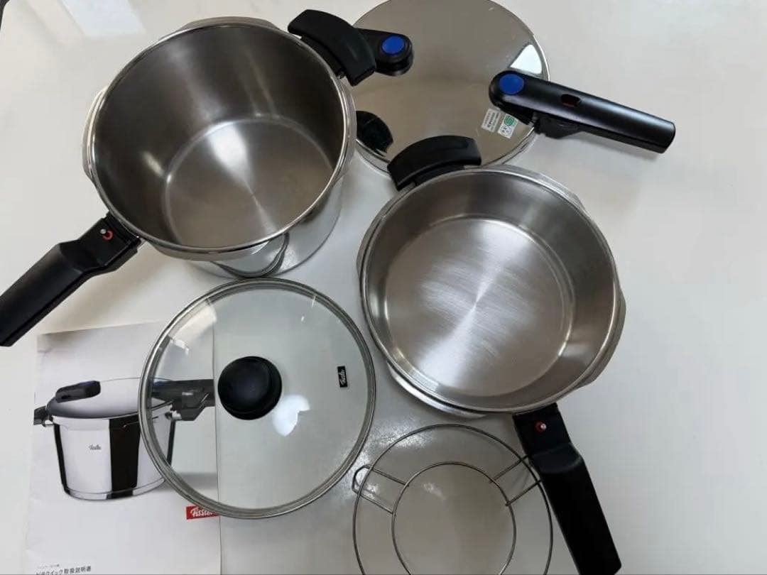 フィスラー　ビタクイック　圧力鍋　4.5L 2.5Lセット