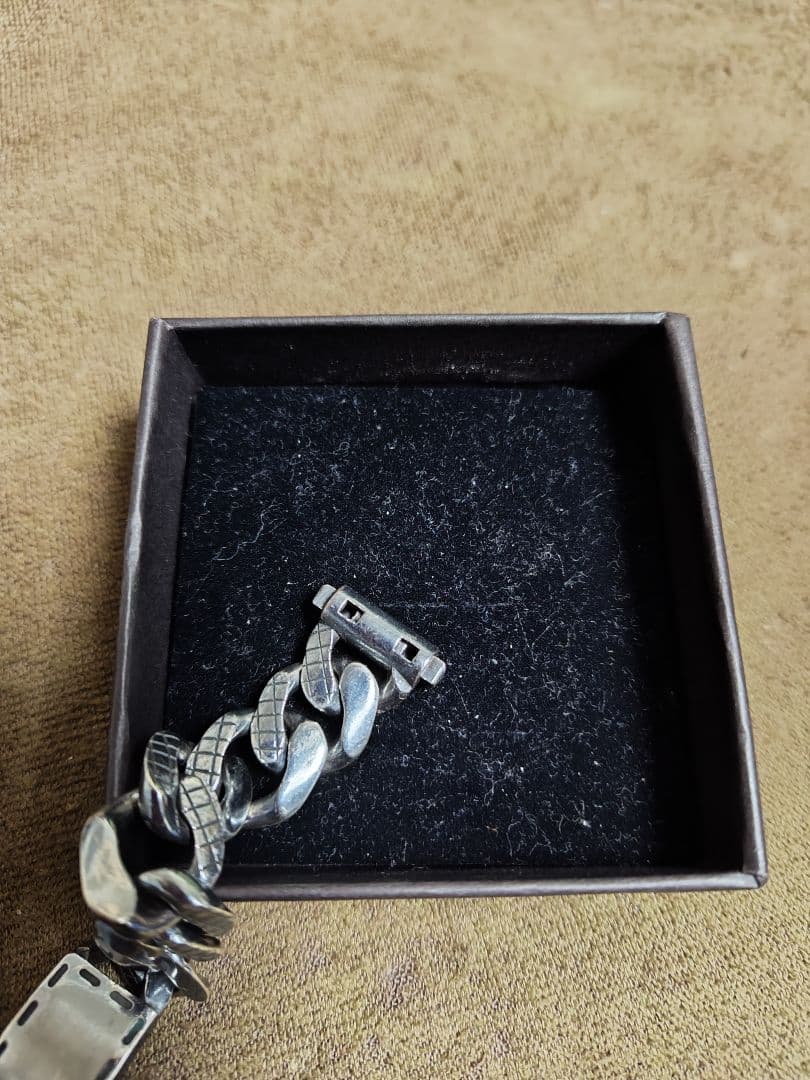 定価15万位 ボッテガヴェネタ ブラックシルバー アクセサリー ブレス 925