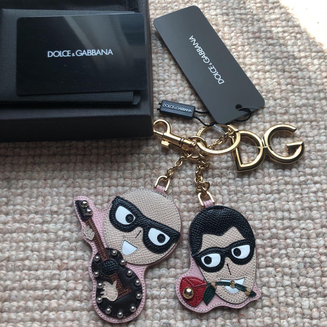 ドルチェ＆ガッバーナ　レザーキーホルダー