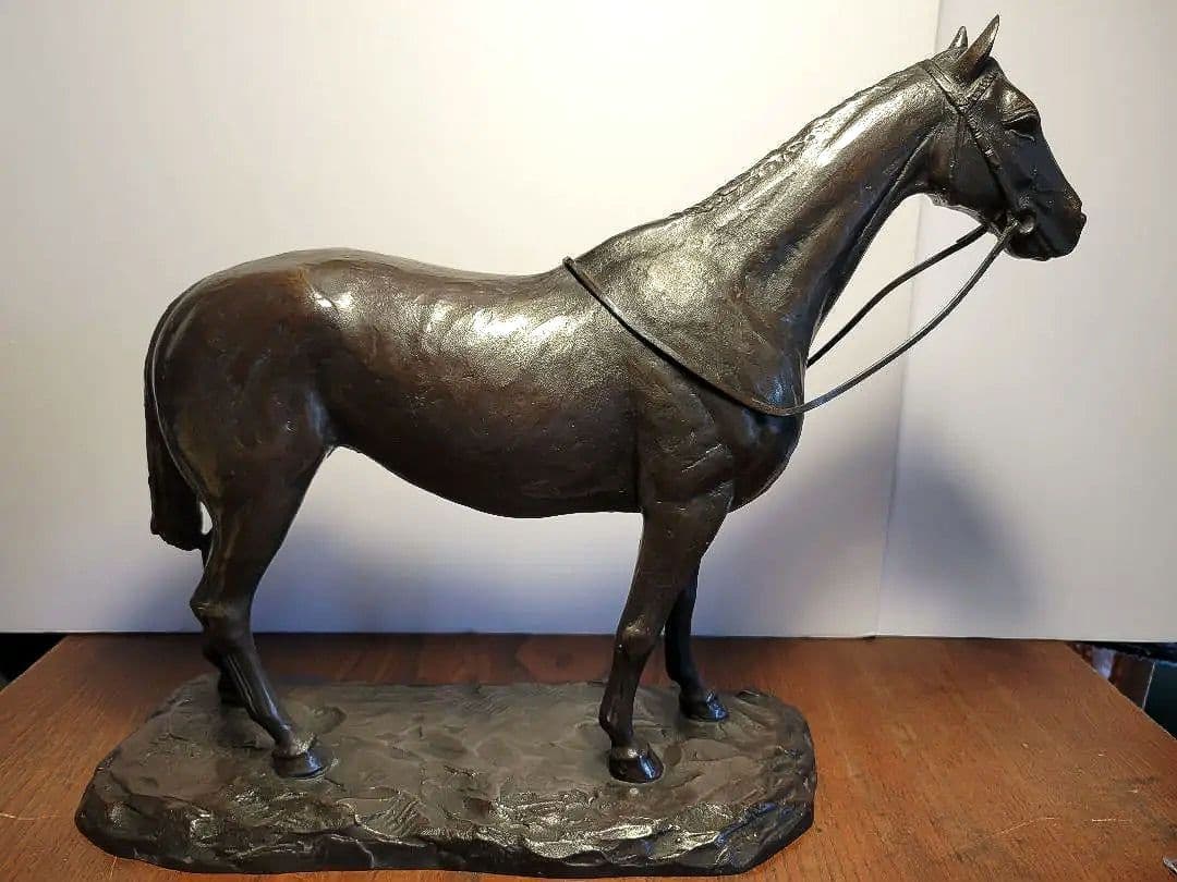 馬のインテリア 高岡銅器 「 静馬 」芳山作
