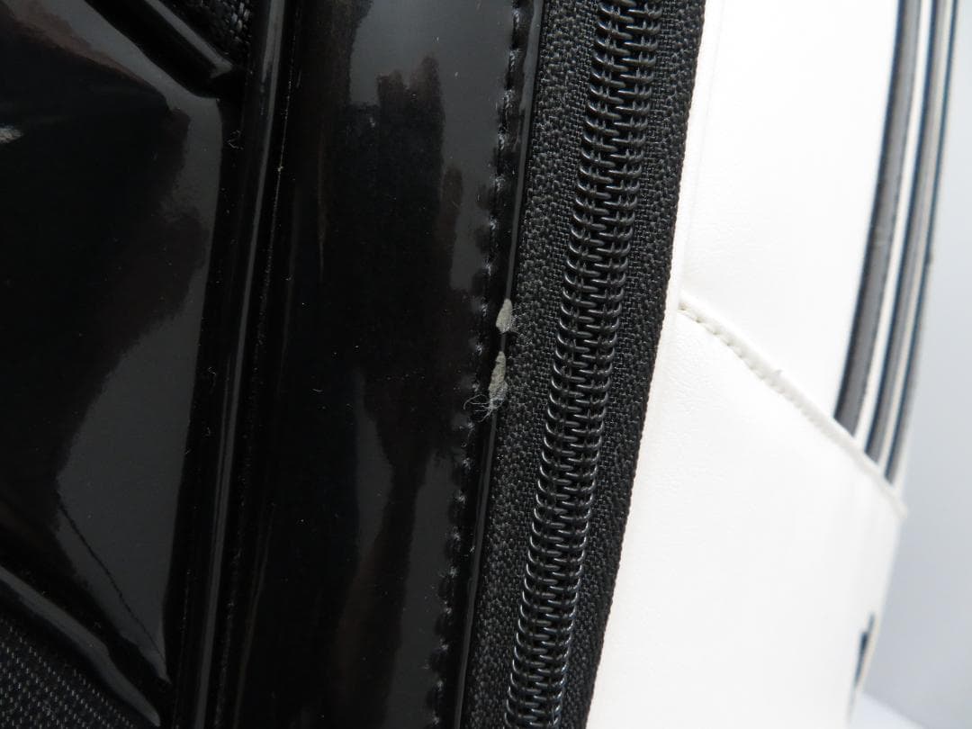 未使用保管品 アディダス adidas キャディバッグ ブラック×ホワイト