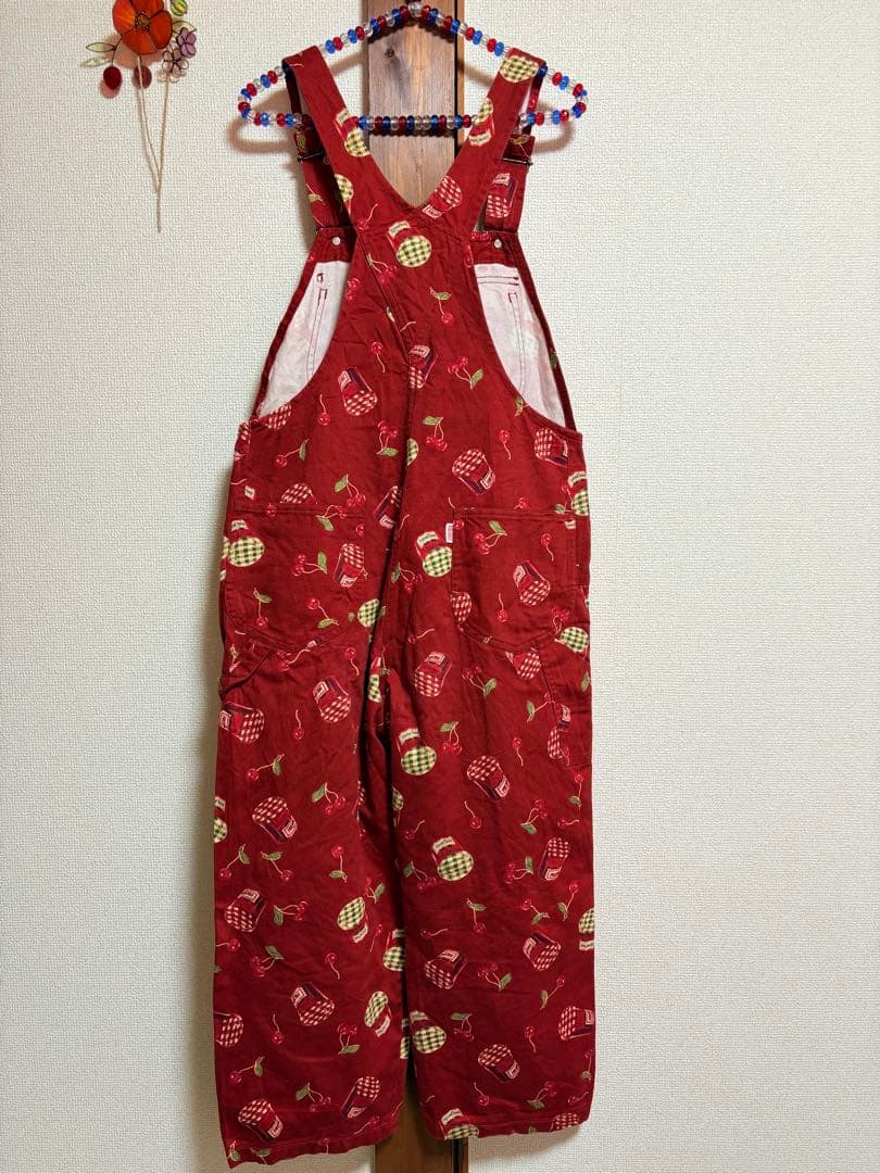ピンクハウス PINK HOUSE さくらんぼ　サロペット オーバーオール