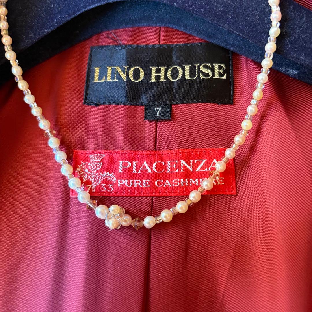 美品✨PIACENZA 極上ピュアカシミヤ100% ロングコート 赤　M