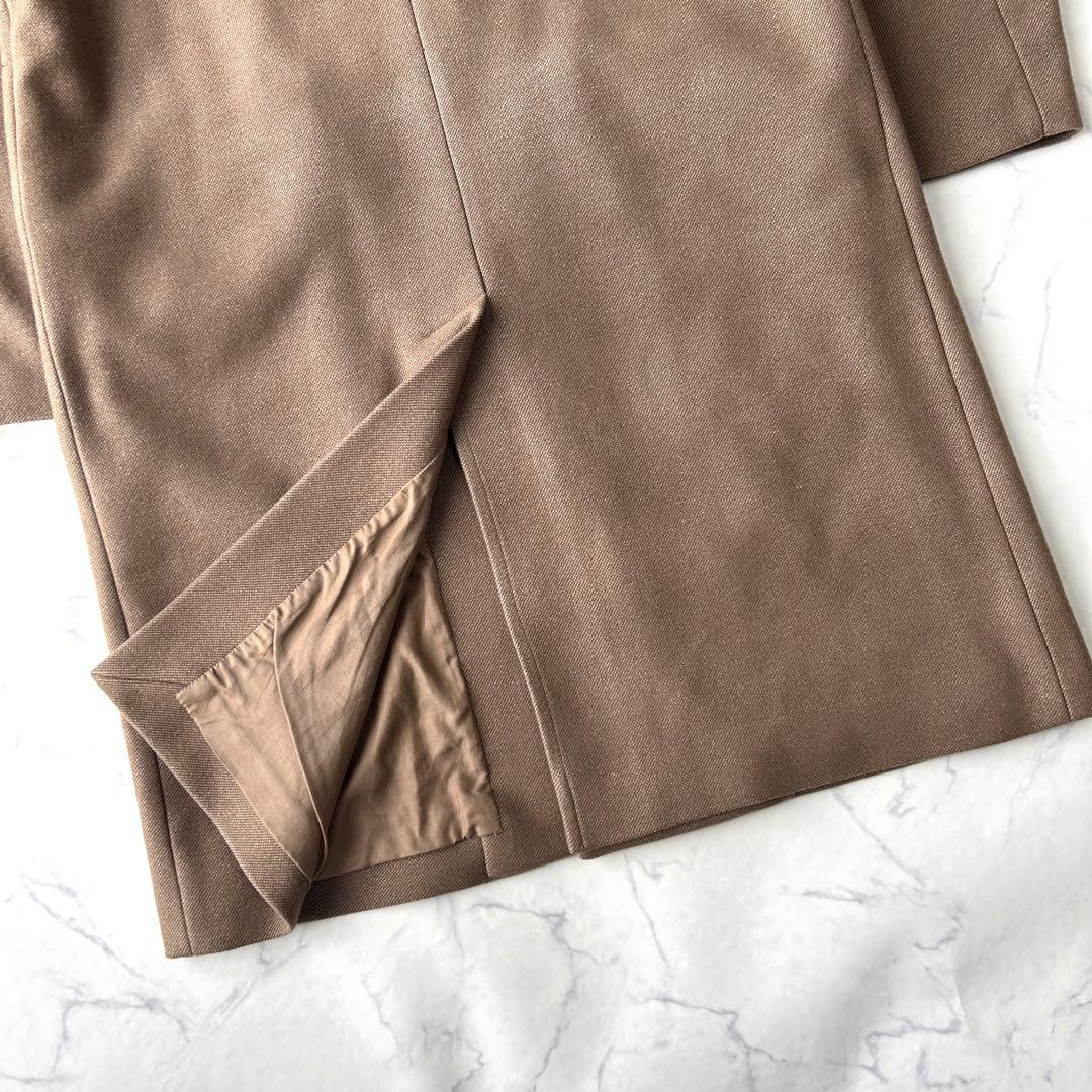 美品✨　オーラリー　メルトンウール　シルク　ステンカラーコート　スーパー140s