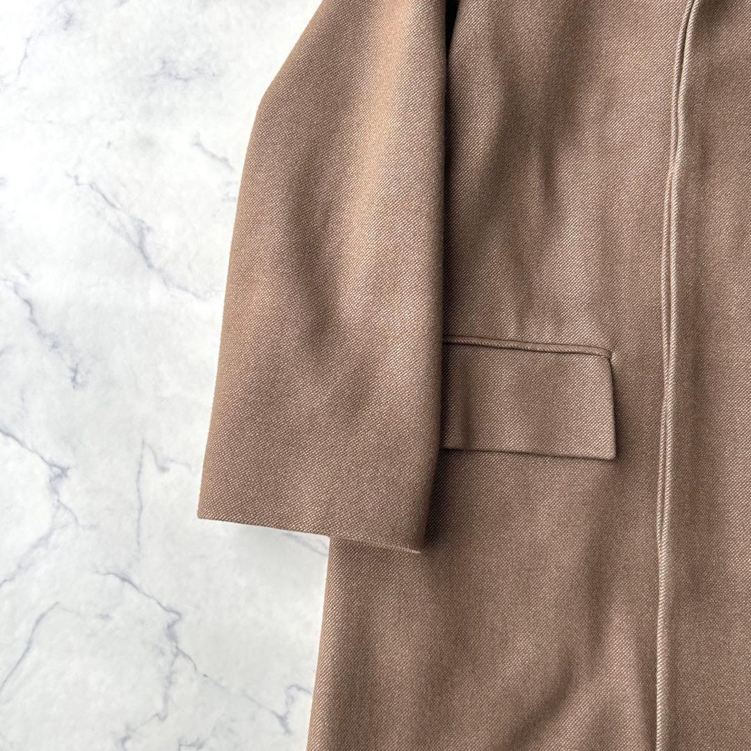 美品✨　オーラリー　メルトンウール　シルク　ステンカラーコート　スーパー140s