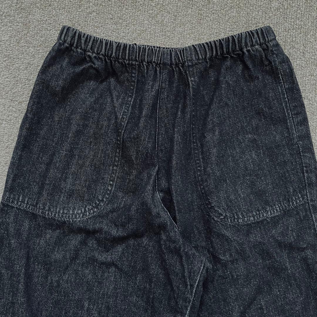 DANTON ダントン ブラック デニム イージーパンツ 36