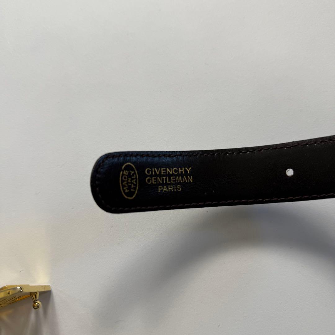 小物 GIVENCHY design buckle leather belt