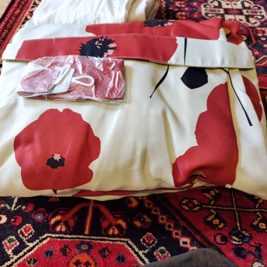 高級カーテン/ポピー柄