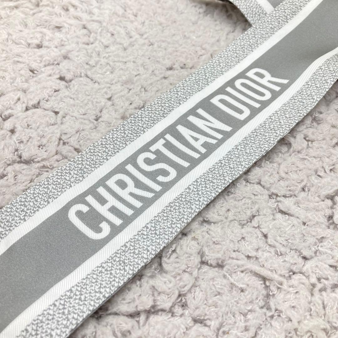 美品❣️Diorディオールトロッター ミッツァオブリーク シルクリボンスカーフ