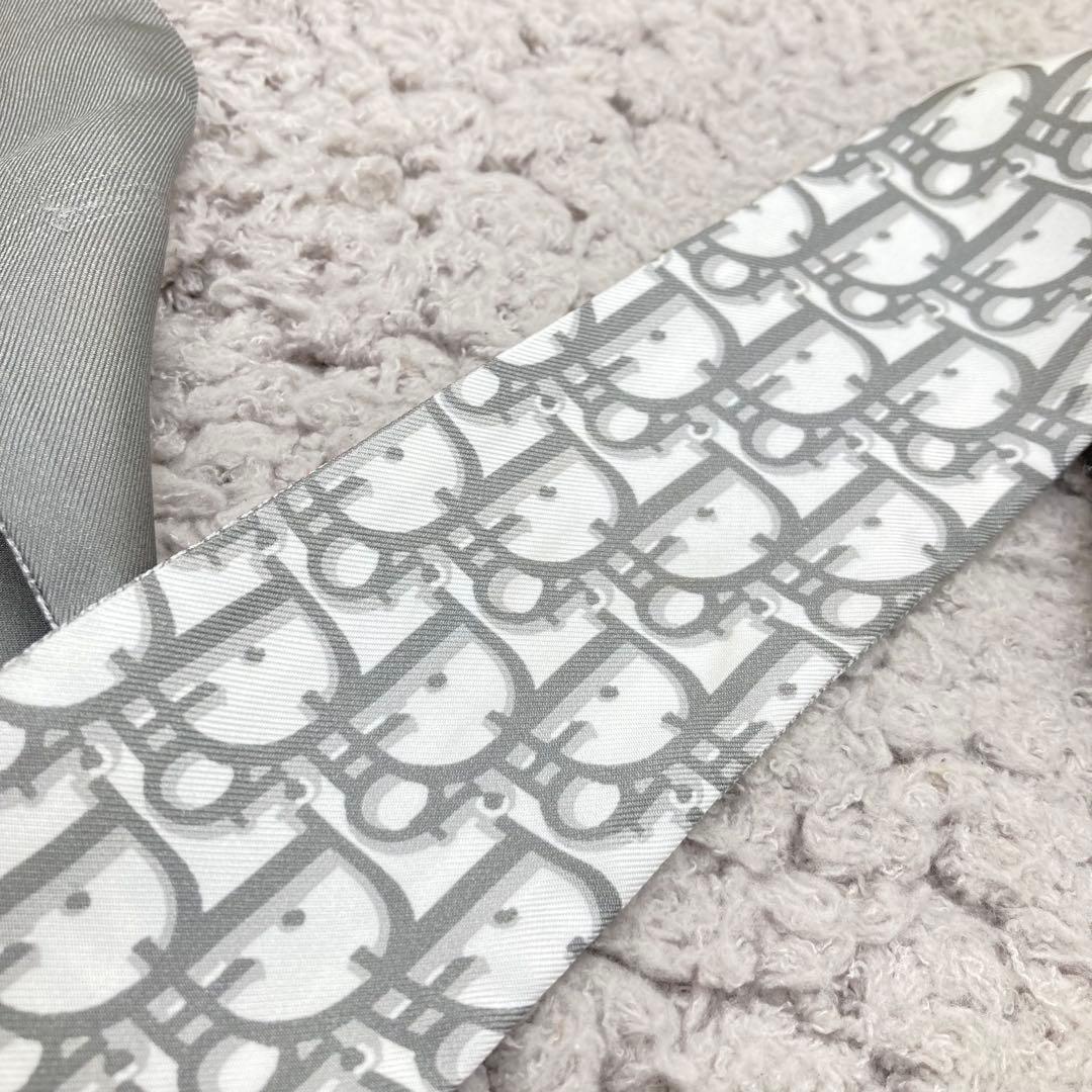 美品❣️Diorディオールトロッター ミッツァオブリーク シルクリボンスカーフ