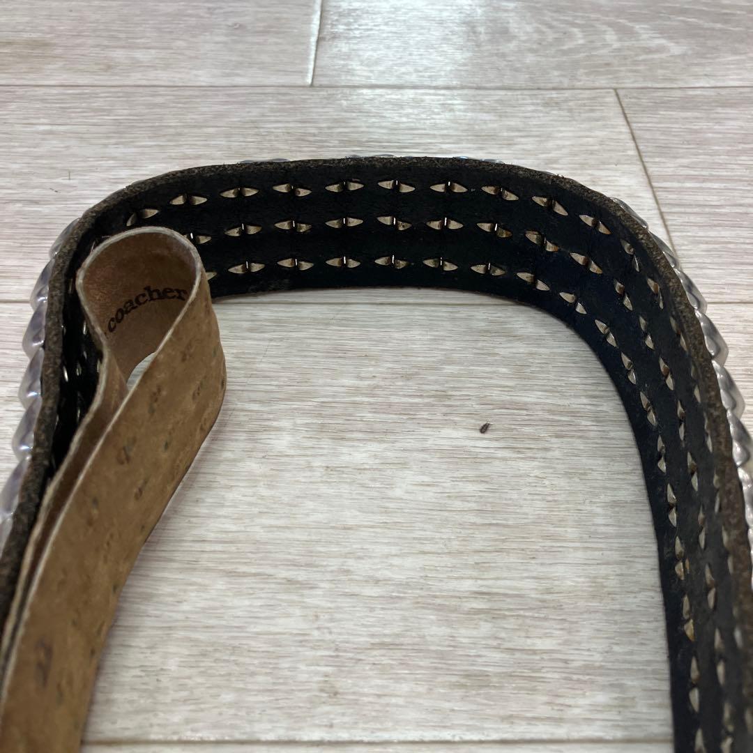 最終価格WENDY'S Xfootthecoacherスタッズレザーブベルト