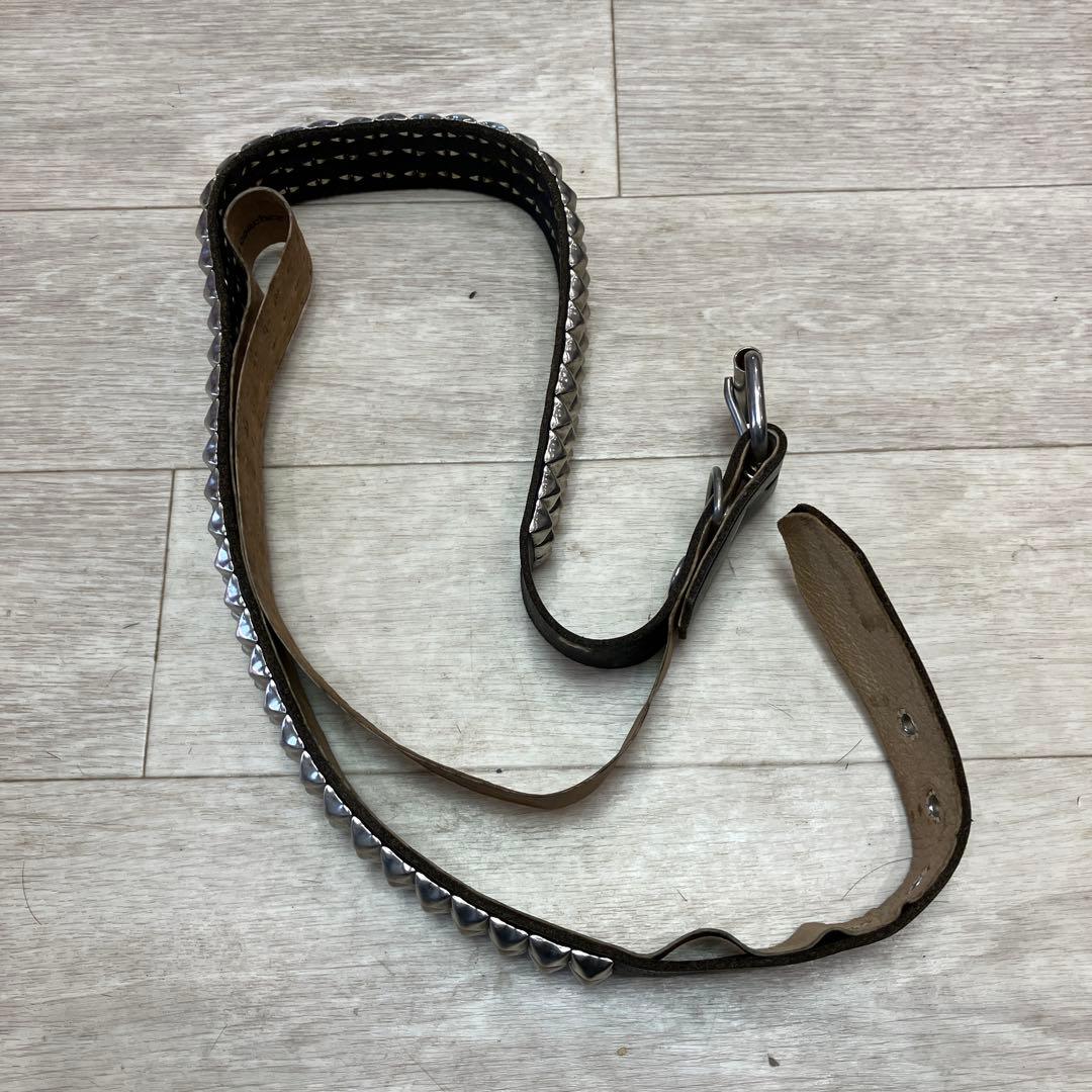 最終価格WENDY'S Xfootthecoacherスタッズレザーブベルト