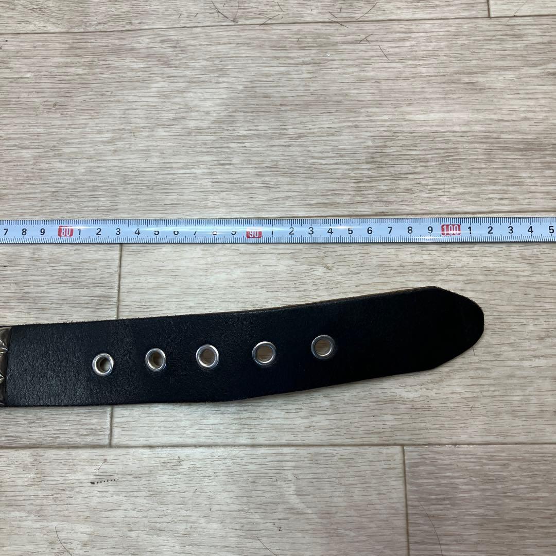 最終価格WENDY'S Xfootthecoacherスタッズレザーブベルト