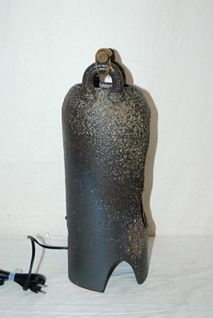 (有) ヤマタツ陶業 信楽焼 陶器 へちもん 手桶あかり 屋内灯 ライト 照明