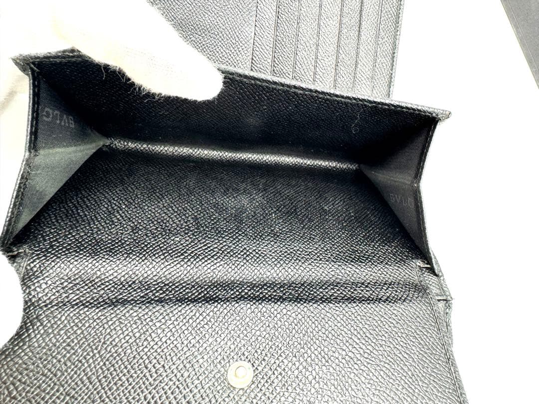 【美品】 BVLGARI ブルガリ 長財布 財布 ブラック