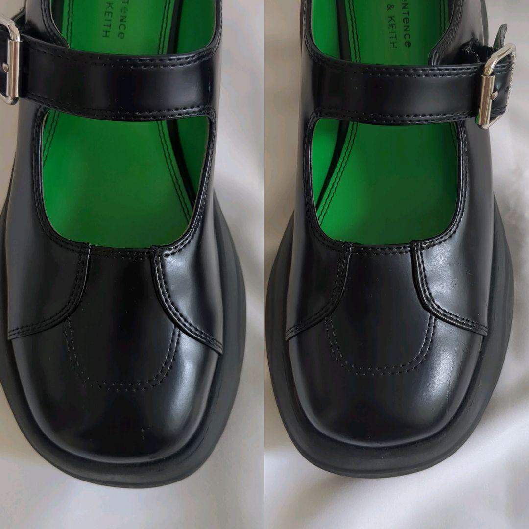 チャールズ＆キース×ショートセンテンス/メリージェーン ストラップシューズ厚底