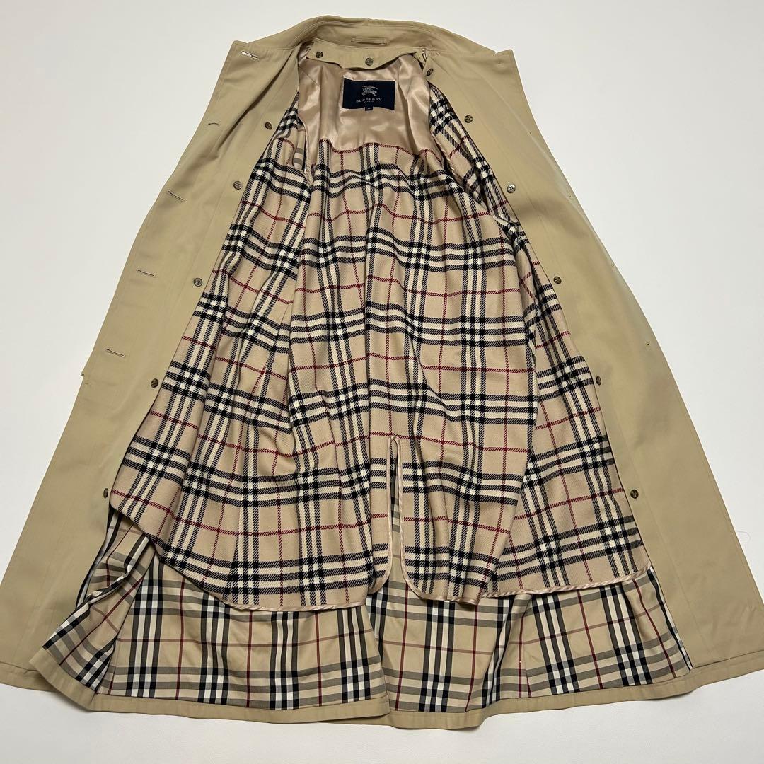 ✨極美品 バーバリーロンドン ステンカラーコート ノバチェック ライナー