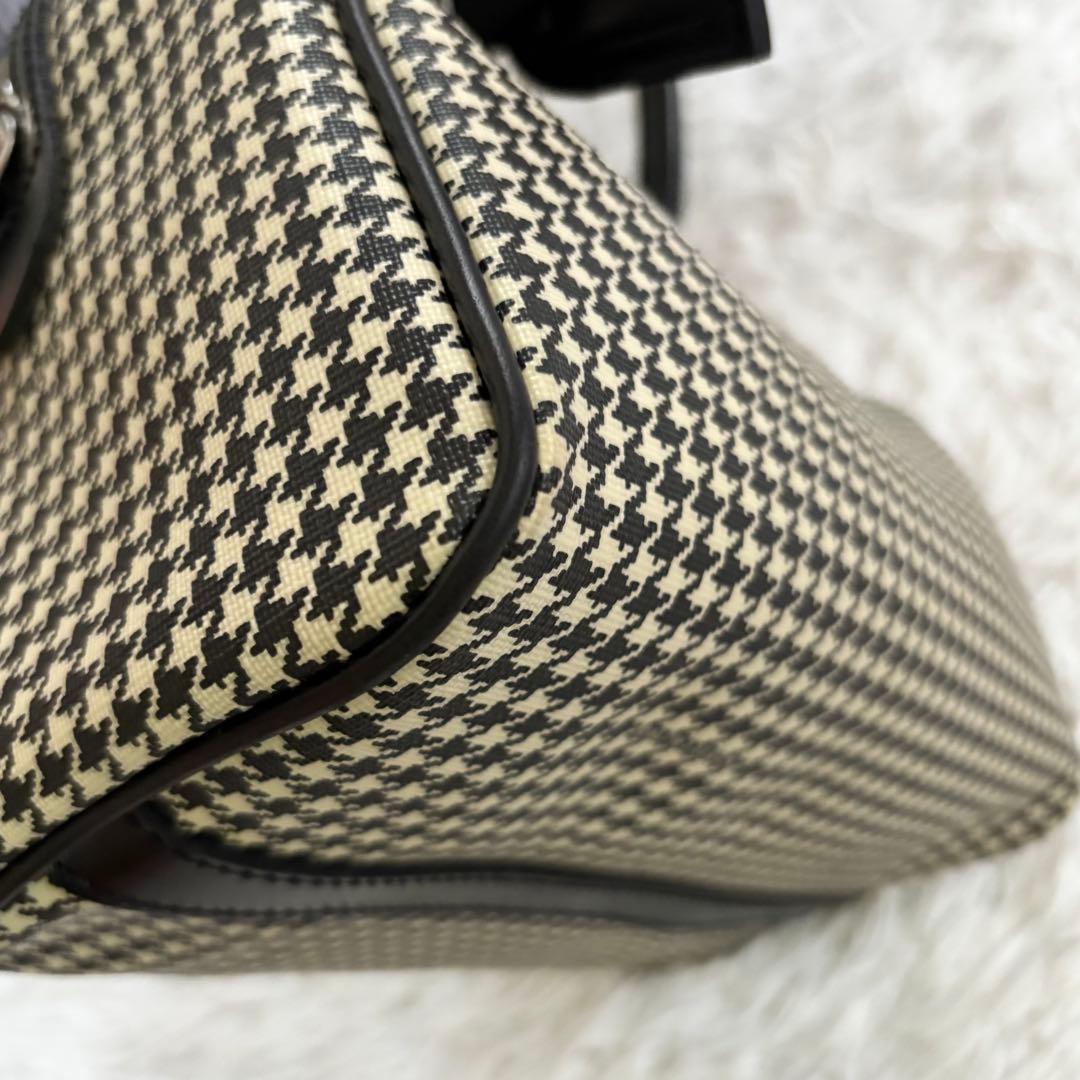 RALPH LAUREN ラルフローレン ミニボストンバッグ PVC 千鳥格子柄