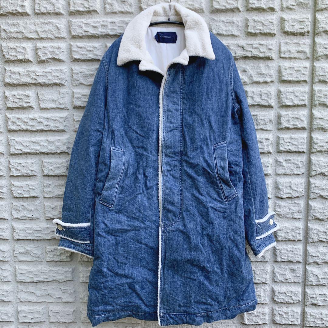 john UNDERCOVER JUV4301-1 デニム ボア コート2