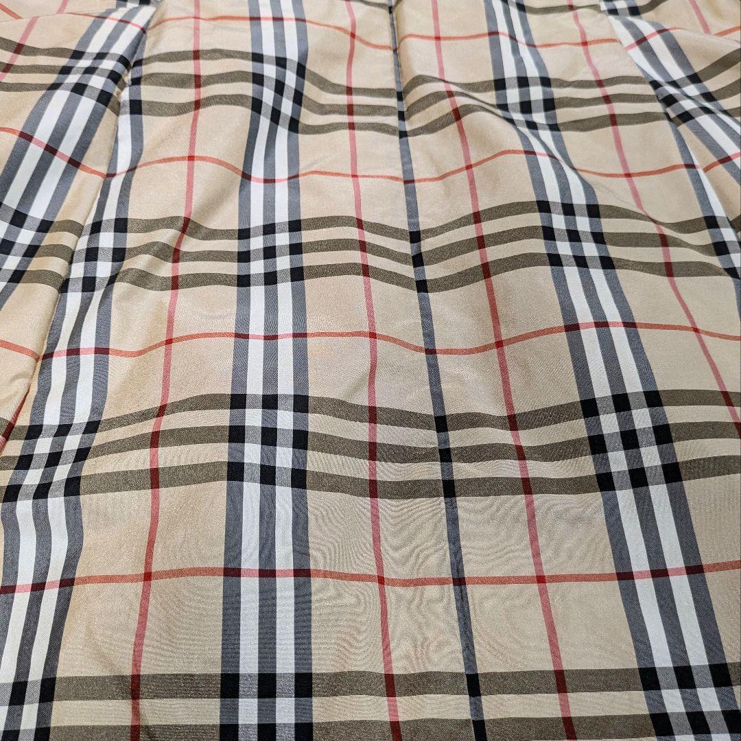 【美品】バーバリーブルーレーベル ファー付きトレンチコート ノバチェック