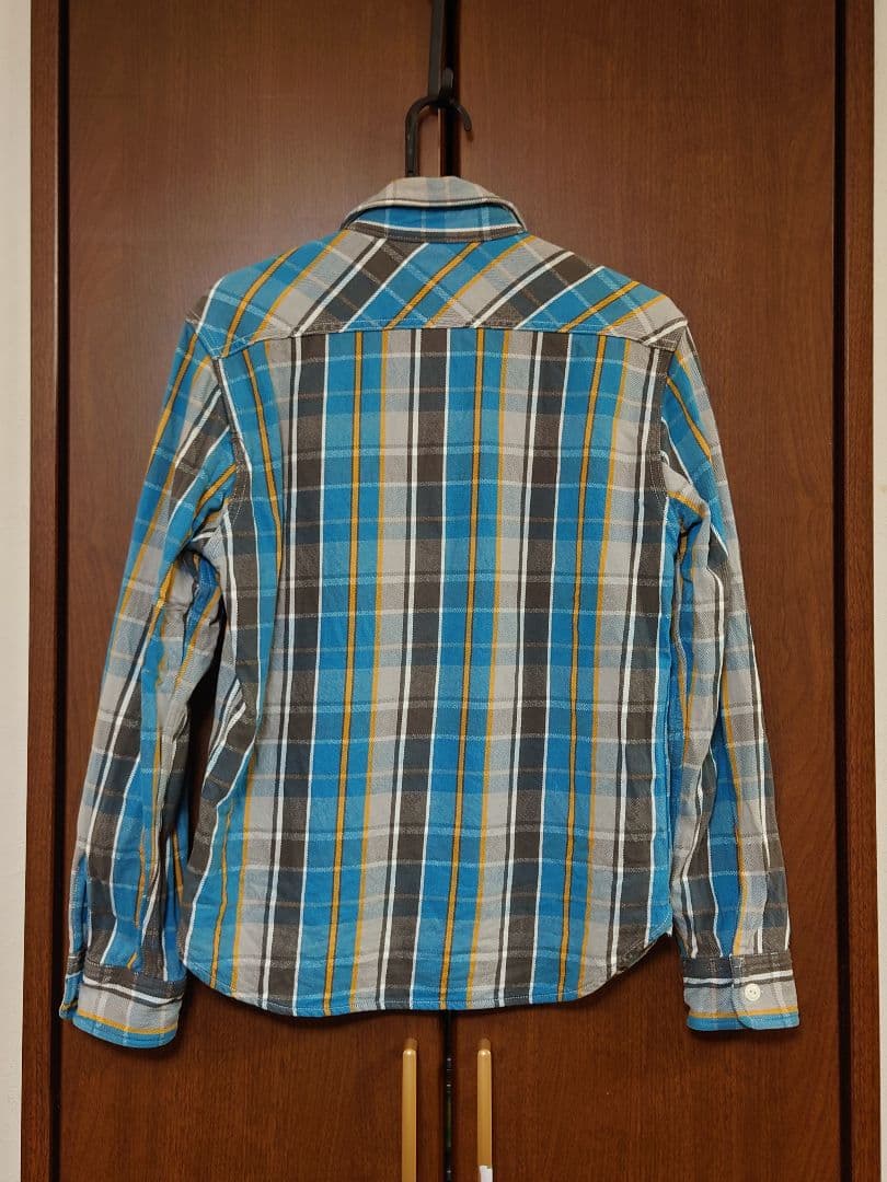 ジェラード JELADO ネルシャツ Mサイズ ショート丈